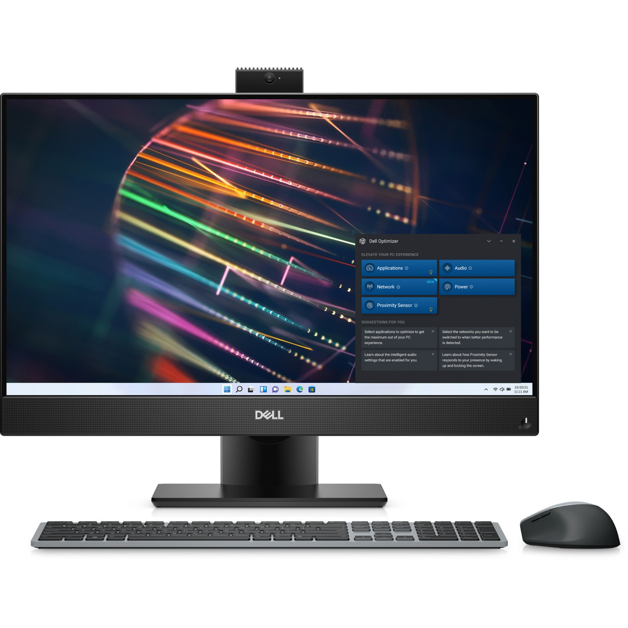 1YX1K | DELL | OptiPlex 7400 Intel® Core™ i5 23.8" 1920 x 1080 pixels Touchscreen 16 GB DDR4-SDRAM 256 GB SSD All-in-One PC Windows 10 Pro Wi-Fi 6E (802.11ax) Black, Gray