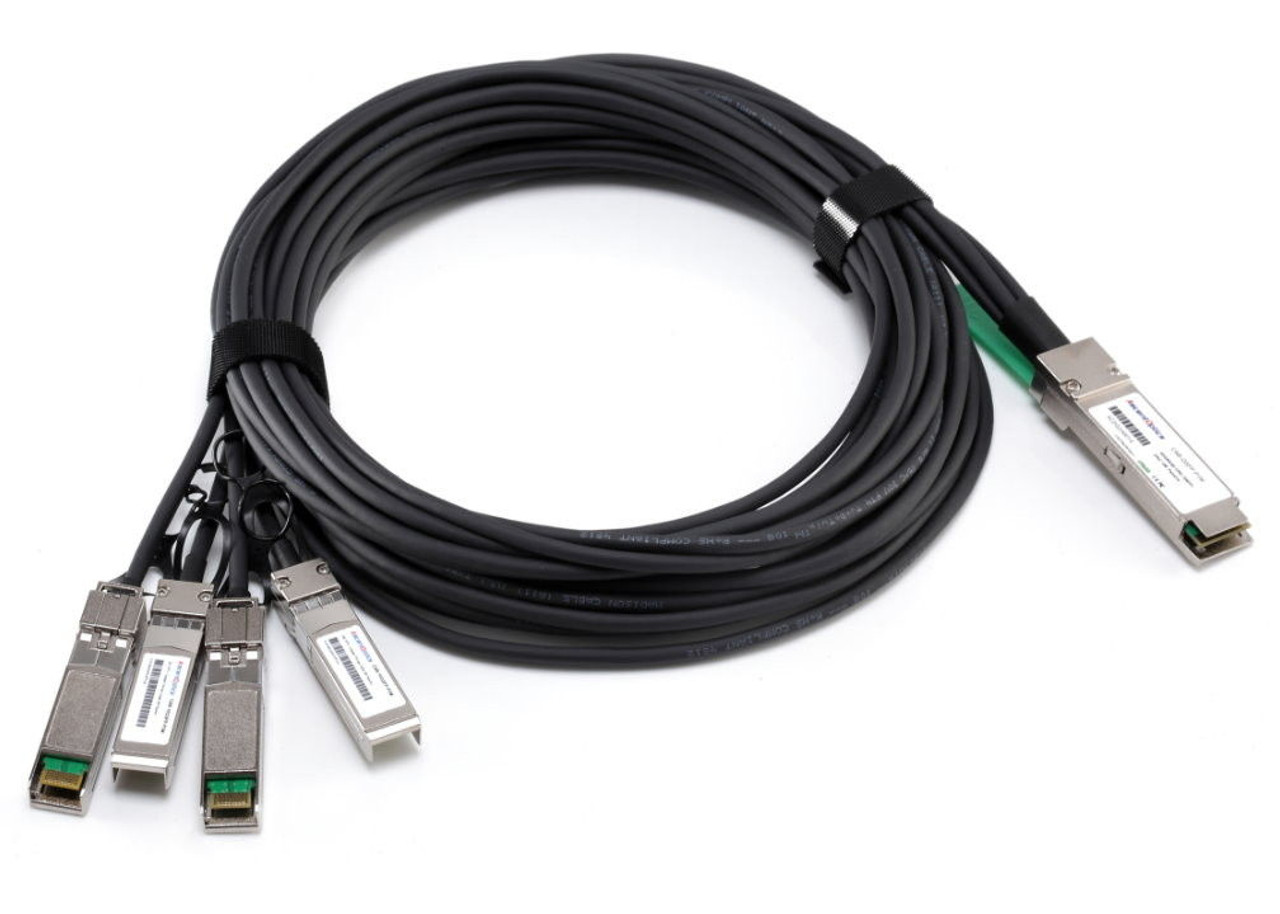 721076-B21 | Hewlett Packard Enterprise | BLc QSFP+ to 4x10G SFP+ AOC 15m Opt fiber optic cable 590.6" (15 m) QSFP+ 4x SFP+