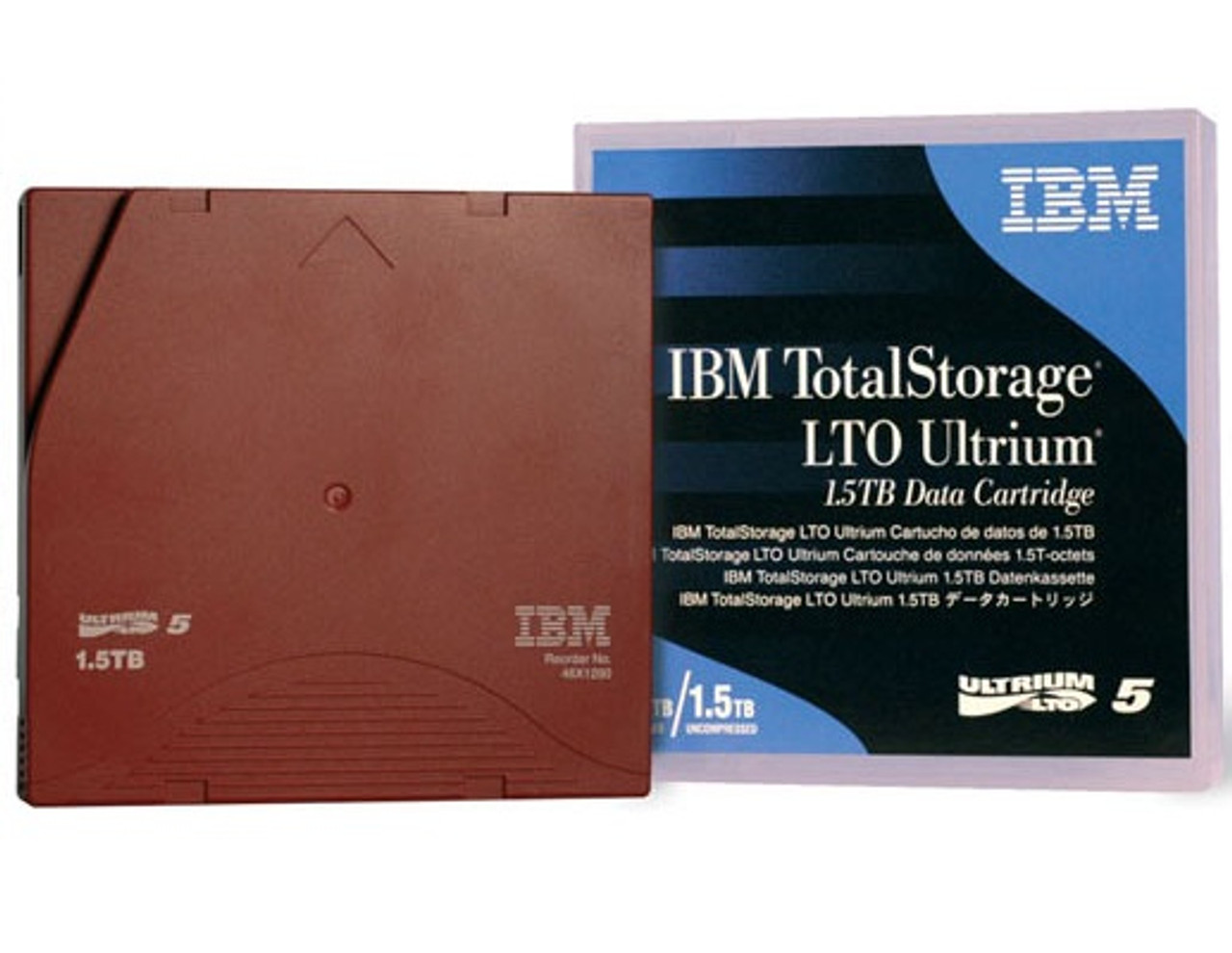 46X6666 | IBM | backup storage media Blank data tape 1500 GB LTO