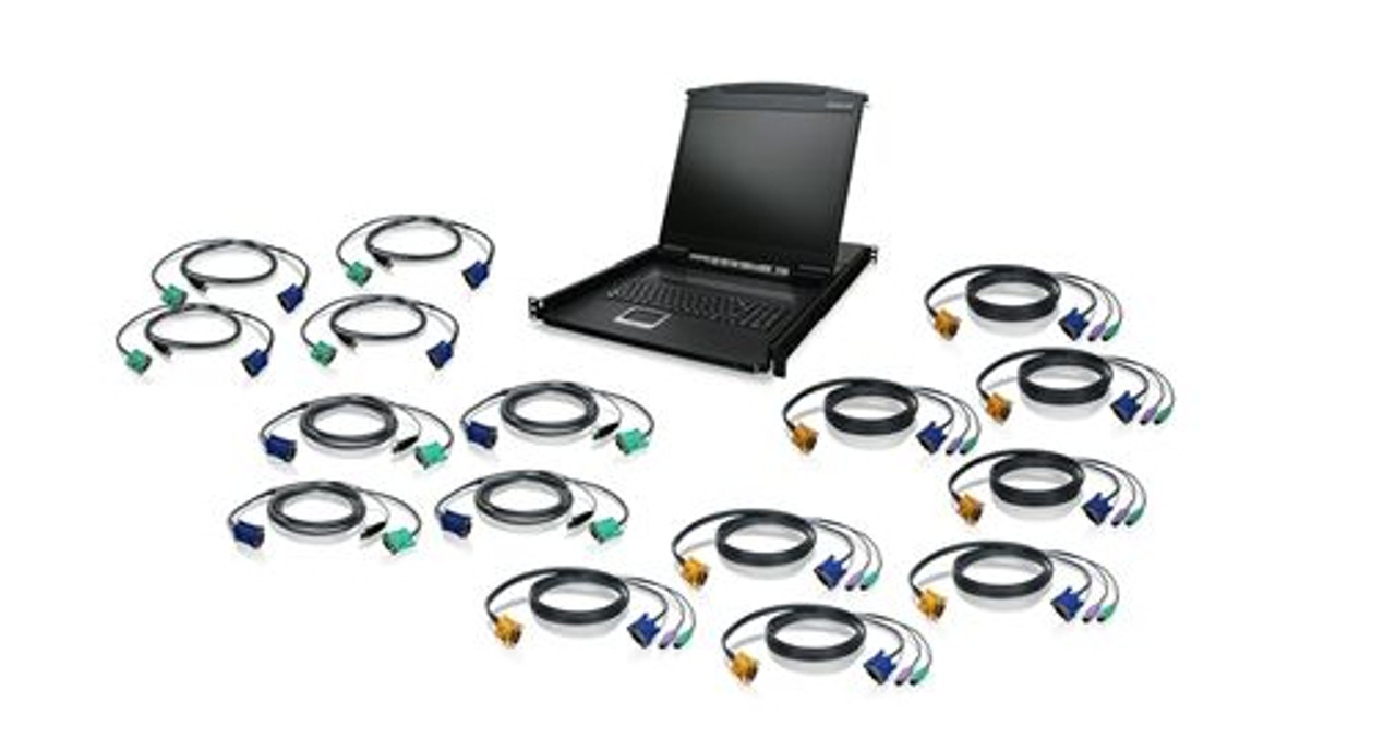 GCL1916KIT | iogear | rack console 19" 1280 x 1024 pixels Black 1U