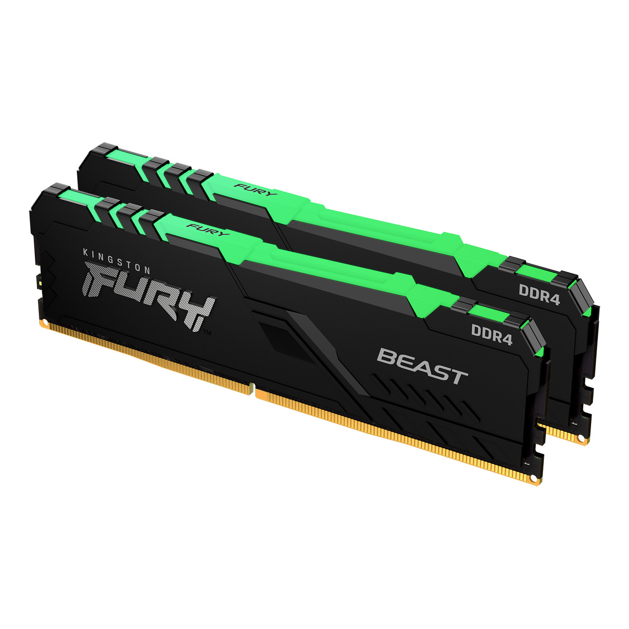 KF426C16BB1AK2/32 | Kingston Technology | FURY Beast RGB memory module 32 GB 2 x 16 GB DDR4 2666 MHz