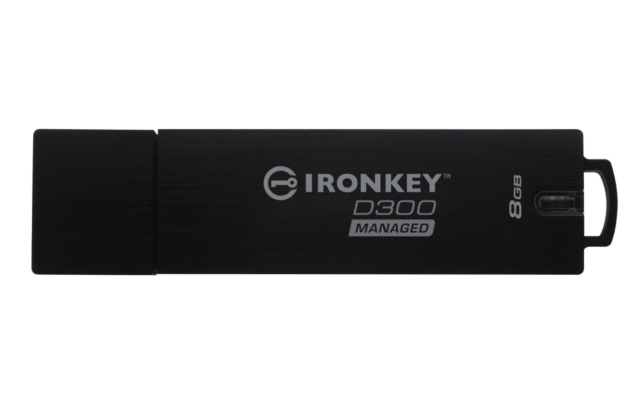 IKD300SM/8GB | Kingston Technology | IronKey D300 USB flash drive 8 GB USB Type-A 3.2 Gen 1 (3.1 Gen 1) Black