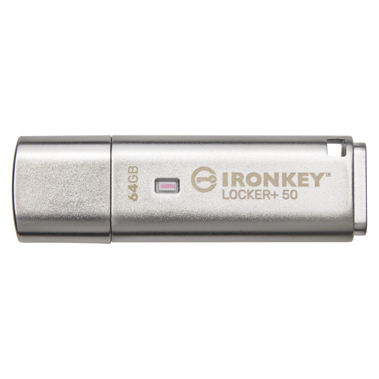 IKLP50/64GB | Kingston Technology | IronKey Locker+ 50 USB flash drive 64 GB USB Type-A 3.2 Gen 1 (3.1 Gen 1) Silver