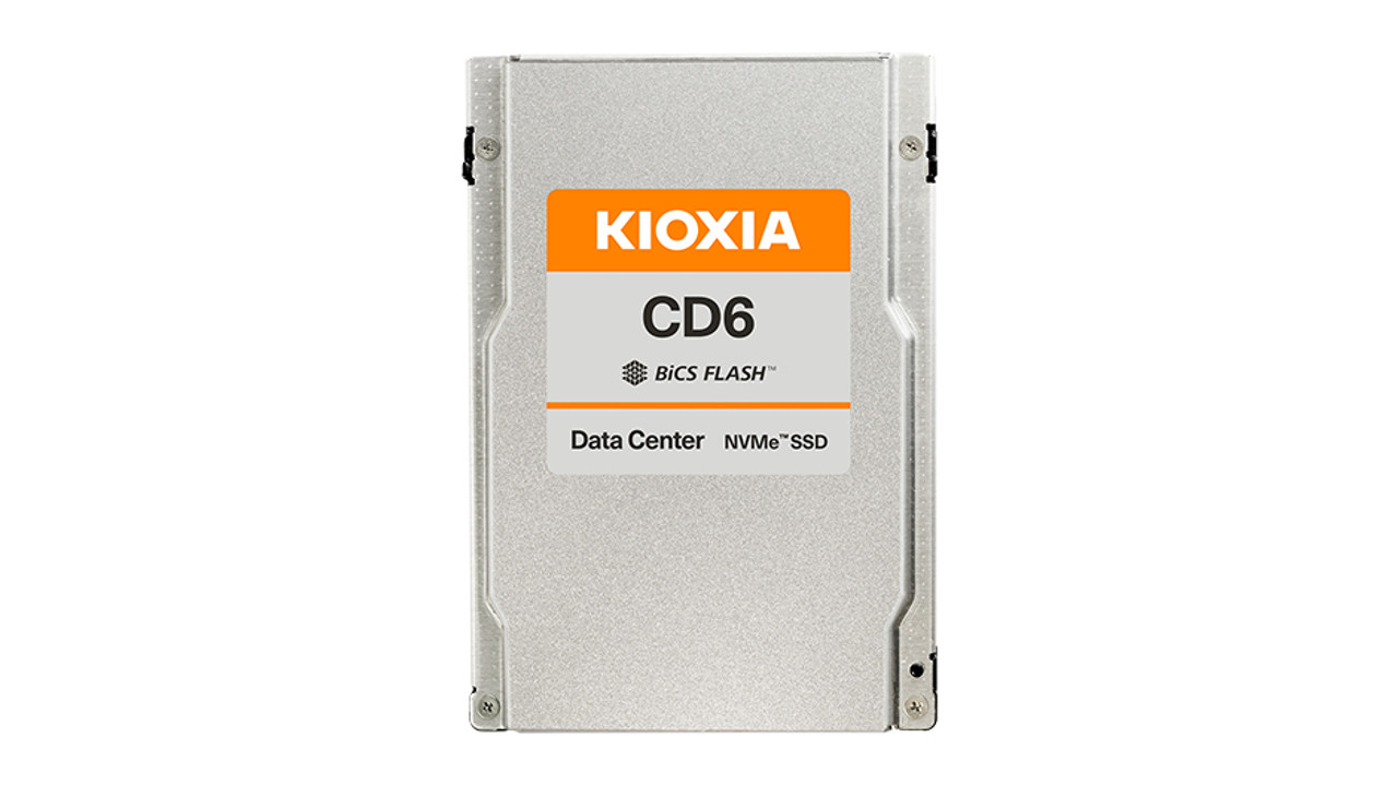 KCD6FLUL960G | KIOXIA | Kioxia CD6-R 2.5" 960 GB PCI Express 4.0 BiCS FLASH TLC NVMe