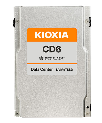 KCD6FVUL800G | KIOXIA | Kioxia CD6-V 2.5" 800 GB PCI Express 4.0 BiCS FLASH TLC NVMe