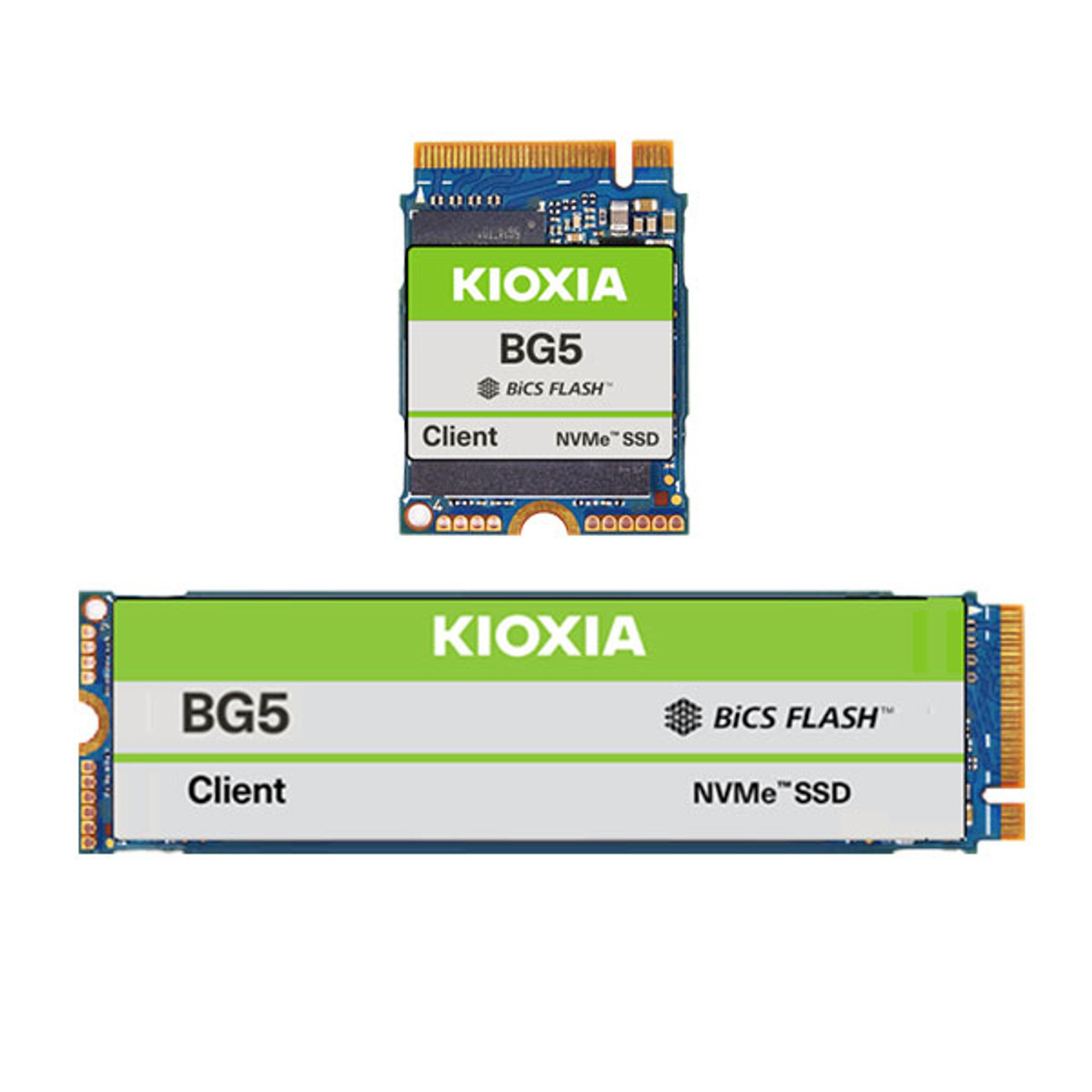 KBG50ZNS512G | KIOXIA | Kioxia internal solid state drive M.2 512 GB PCI Express 4.0 BiCS FLASH TLC NVMe