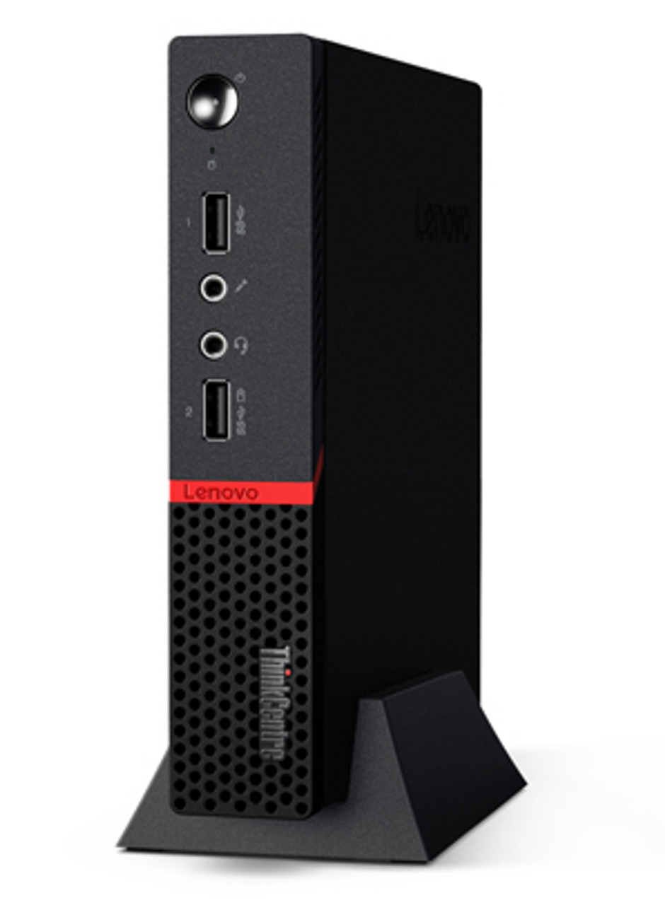 10VG0014US | Lenovo | ThinkCentre M715 2200GE 4 GB DDR4-SDRAM 500 GB HDD Windows 10 Pro Mini PC Black