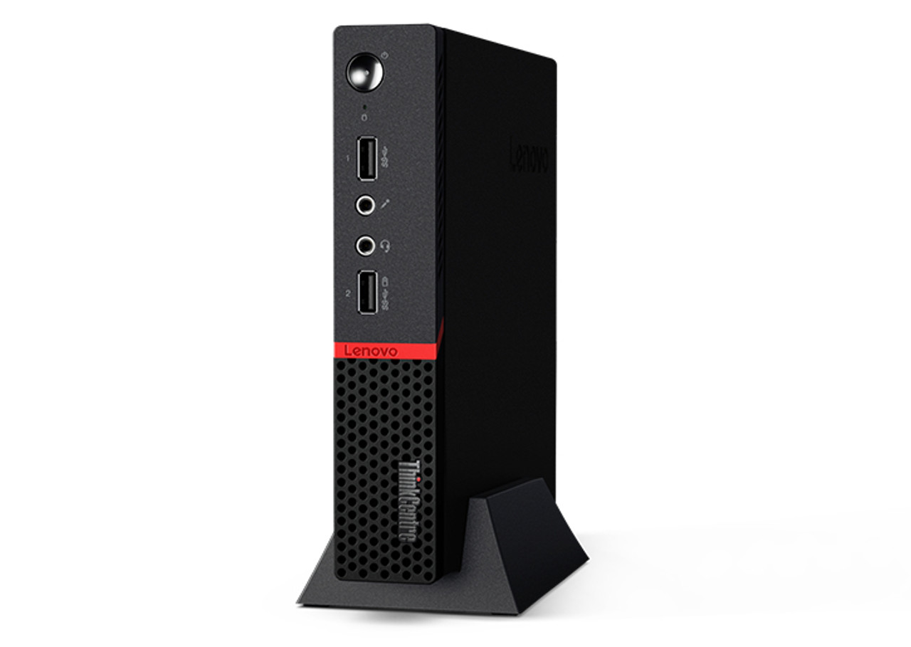 10VL000QUS | Lenovo | ThinkCentre M715 2200GE mini PC AMD Ryzen 3 PRO 8 GB DDR4-SDRAM 128 GB SSD Windows 10 IoT Enterprise LTSB Black