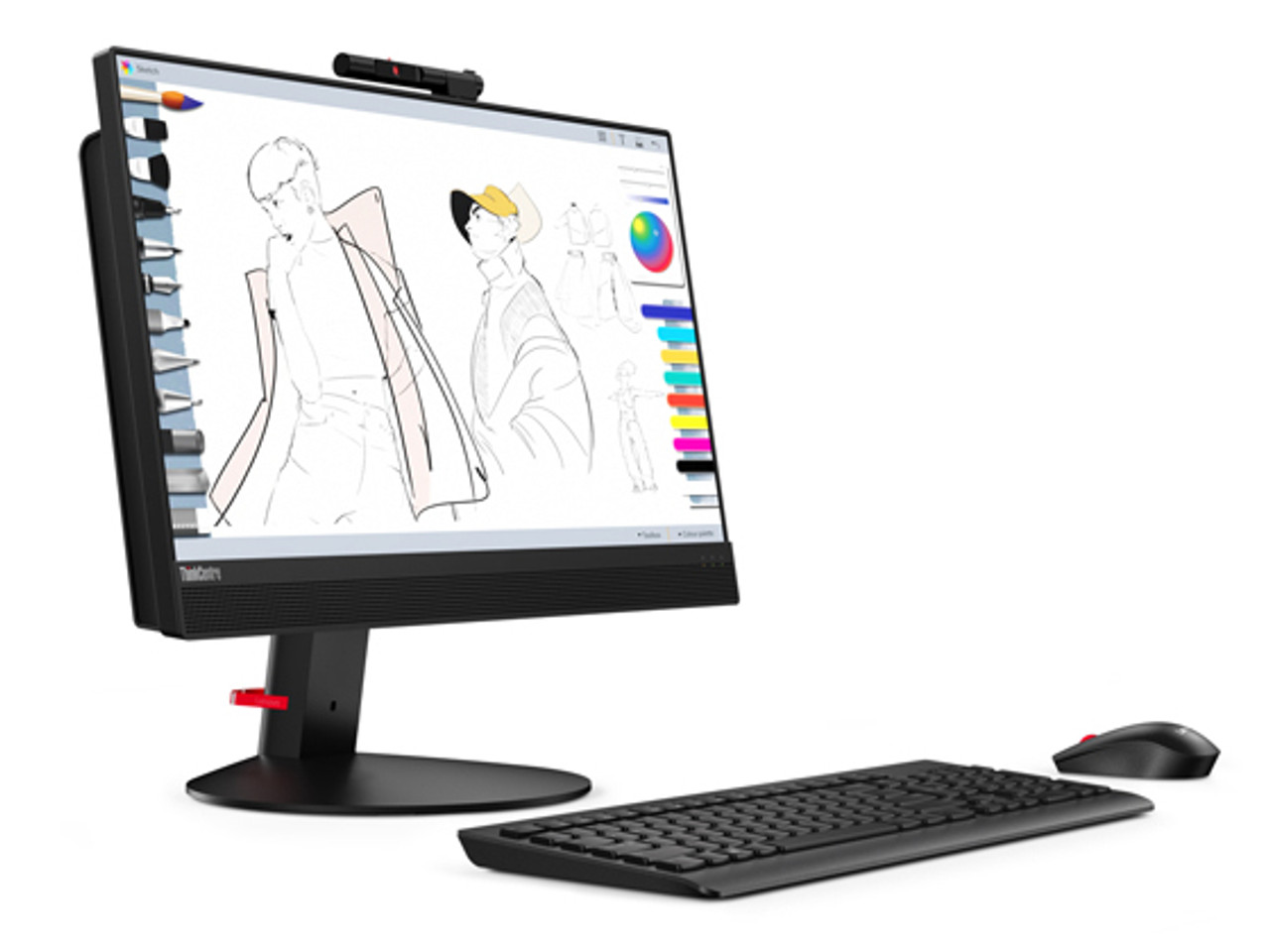 10SC0016US | Lenovo | ThinkCentre M820z Intel® Core™ i3 21.5" 1920 x 1080 pixels Touchscreen 4 GB DDR4-SDRAM 1000 GB HDD All-in-One PC Windows 10 Pro Wi-Fi 5 (802.11ac) Black