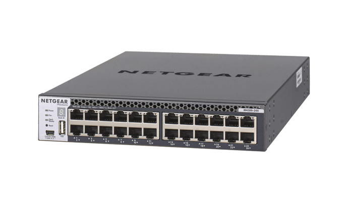 XSM4324CS-100NES | Netgear | NETGEAR M4300-24X Managed L3 10G Ethernet (100/1000/10000) 1U Black