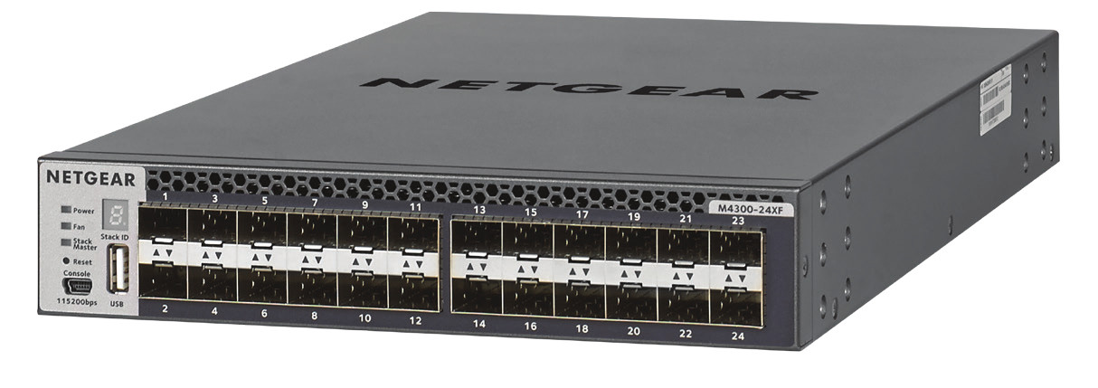 XSM4324FS-100NES | Netgear | NETGEAR M4300-24XF Managed L3 10G Ethernet (100/1000/10000) 1U Black, Gray