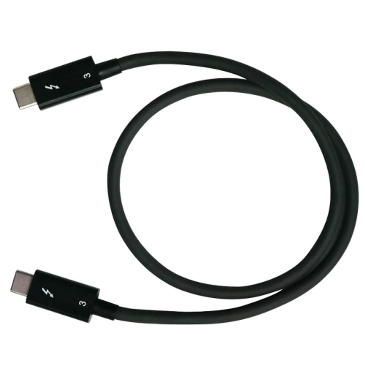CAB-TBT305M40GLINTES | QNAP | CAB-TBT305M-40G-LINTES Thunderbolt cable 19.7" (0.5 m) 40 Gbit/s Black