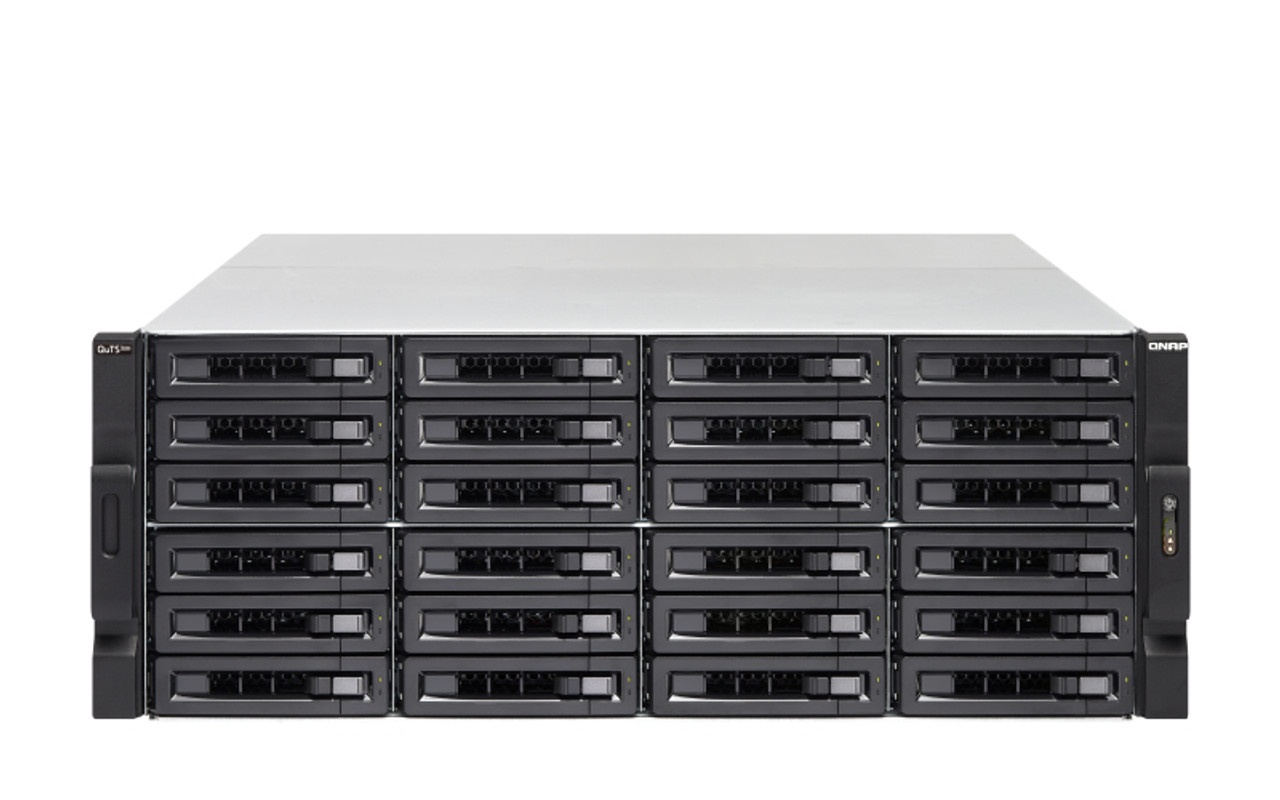 TS-H2483XU-RP-E2236-128G-US | QNAP | TS-h2483XU-RP NAS Rack (4U) Ethernet LAN Black E-2236