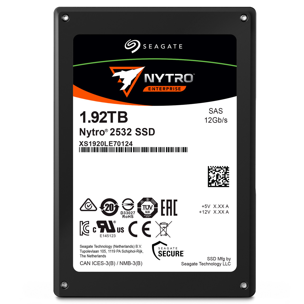 XS1920LE70124 | Seagate | Enterprise Nytro 2532 2.5" 1920 GB SAS 3D eTLC