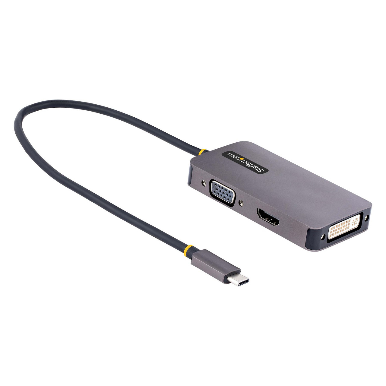 118-USBC-HDMI-VGADVI | StarTech.com | USB graphics adapter 3840 x 2160 pixels Gray