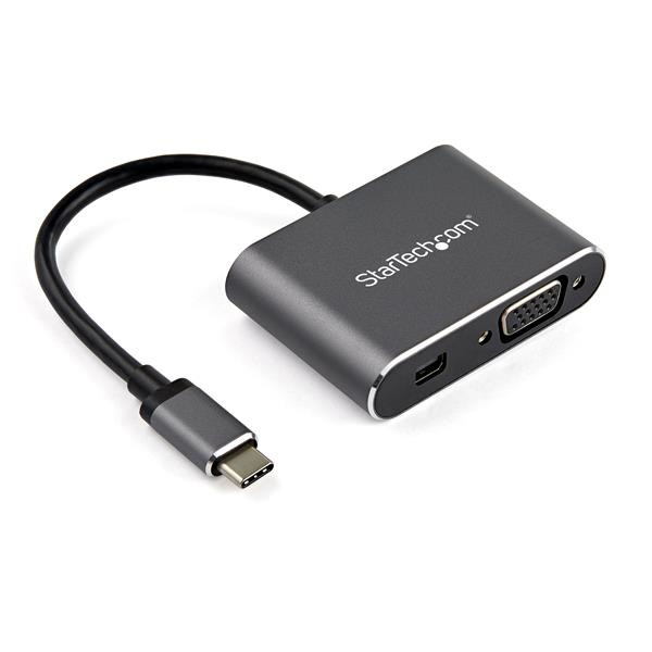 CDP2MDPVGA | StarTech.com | USB graphics adapter 3840 x 2160 pixels Gray