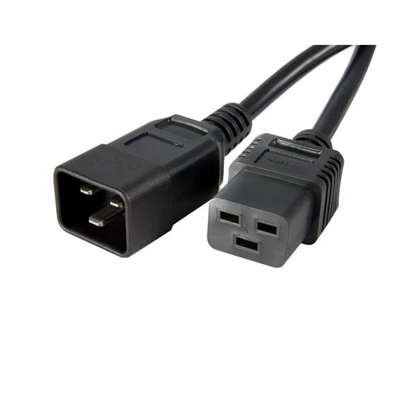 PXTC19C2010 | StarTech.com | Computer Power Cord Black 118.1" (3 m) C20 coupler