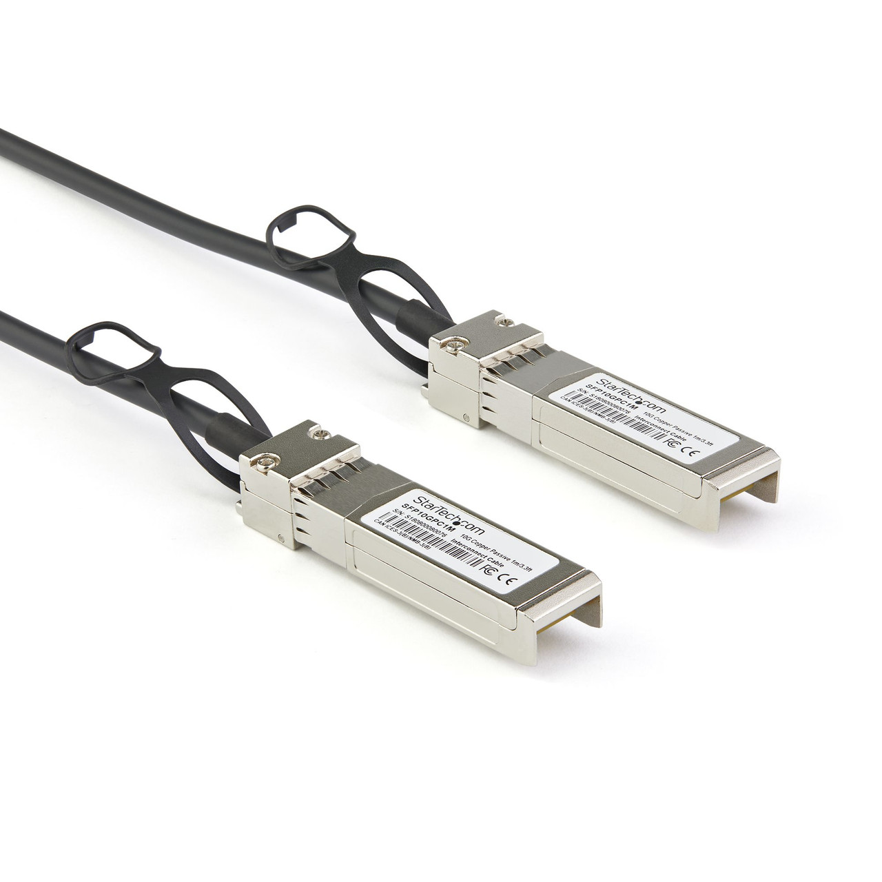 DACSFP10G1M | StarTech.com | fiber optic cable 39.4" (1 m) SFP+ Black