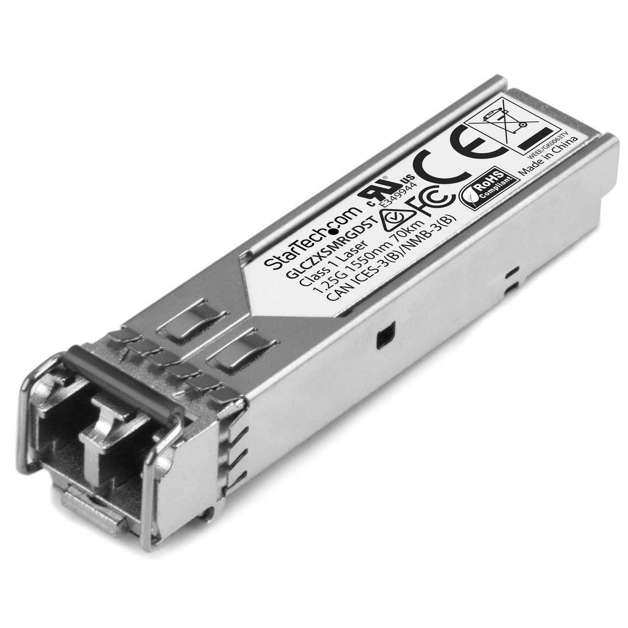 GLCZXSMRGDST | StarTech.com | network transceiver module Fiber optic 1250 Mbit/s SFP 1550 nm