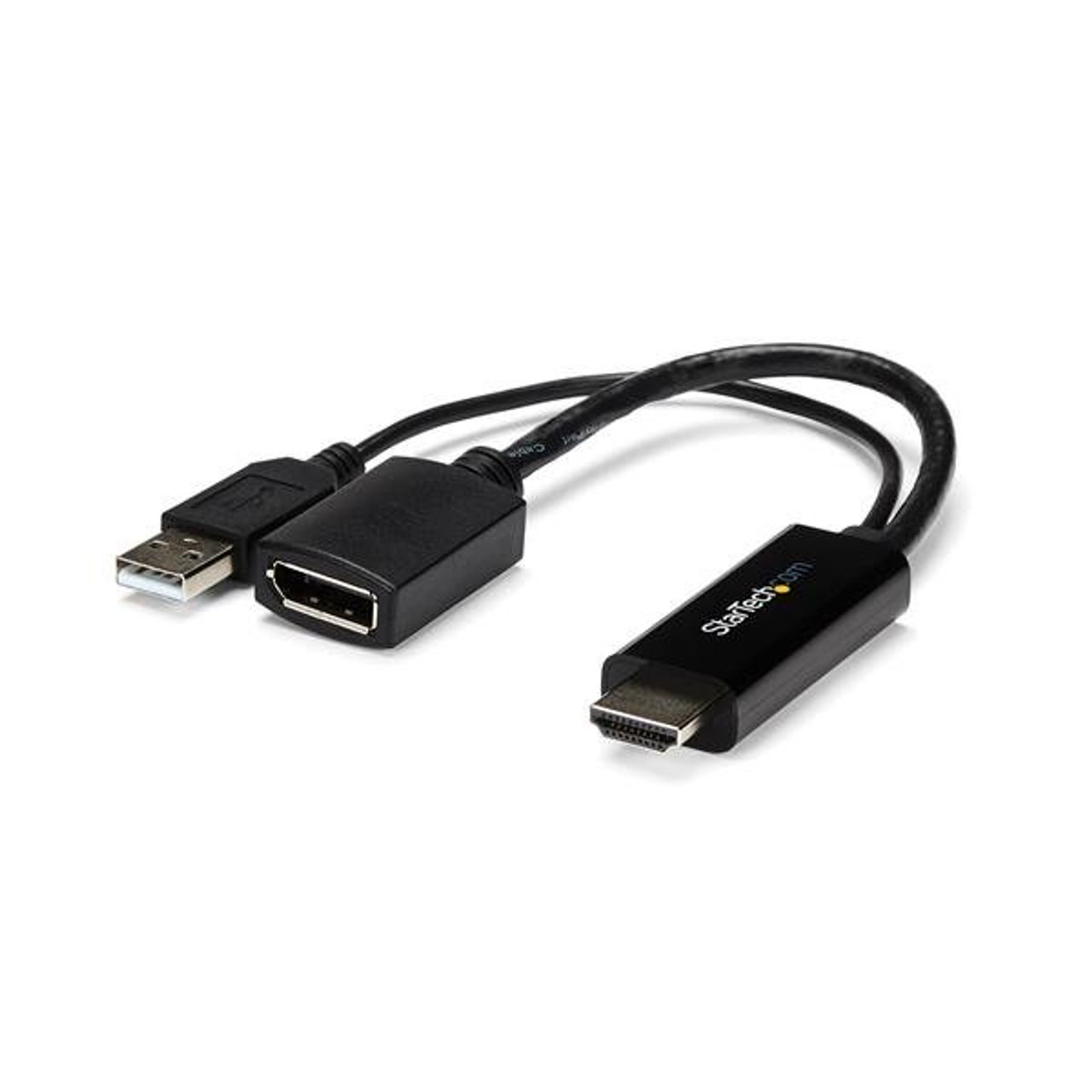 HD2DP | StarTech.com | video cable adapter Black