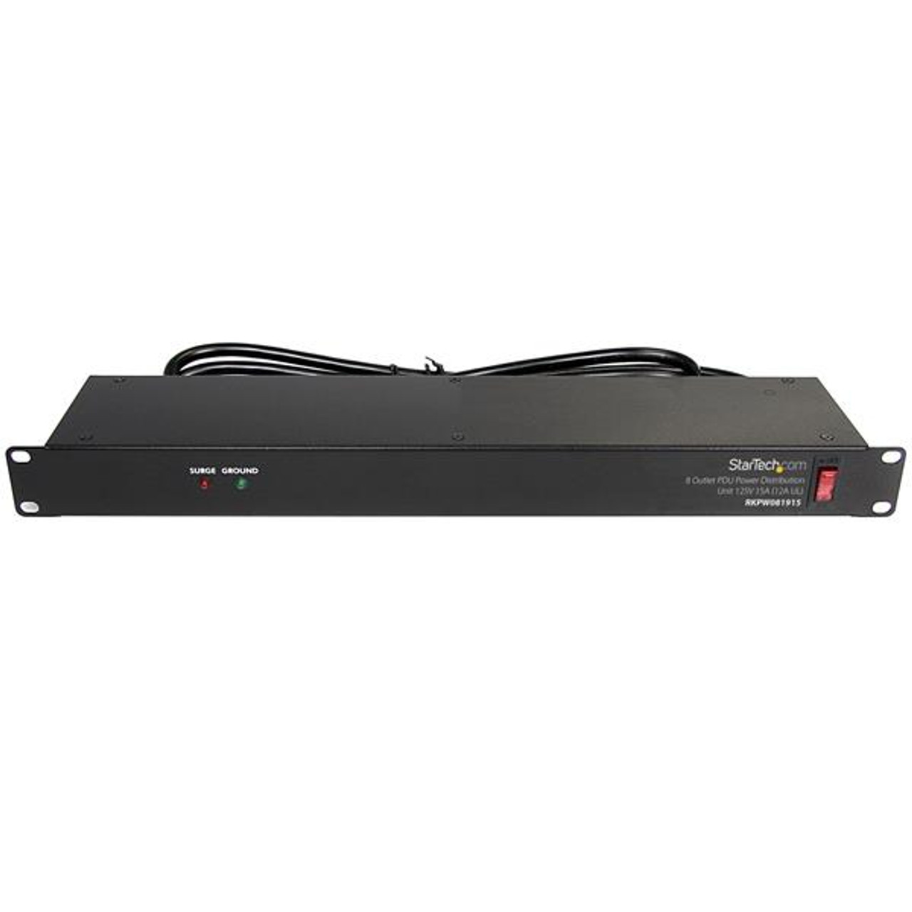 RKPW081915 | StarTech.com | power distribution unit (PDU) 8 AC outlet(s) 1U Black