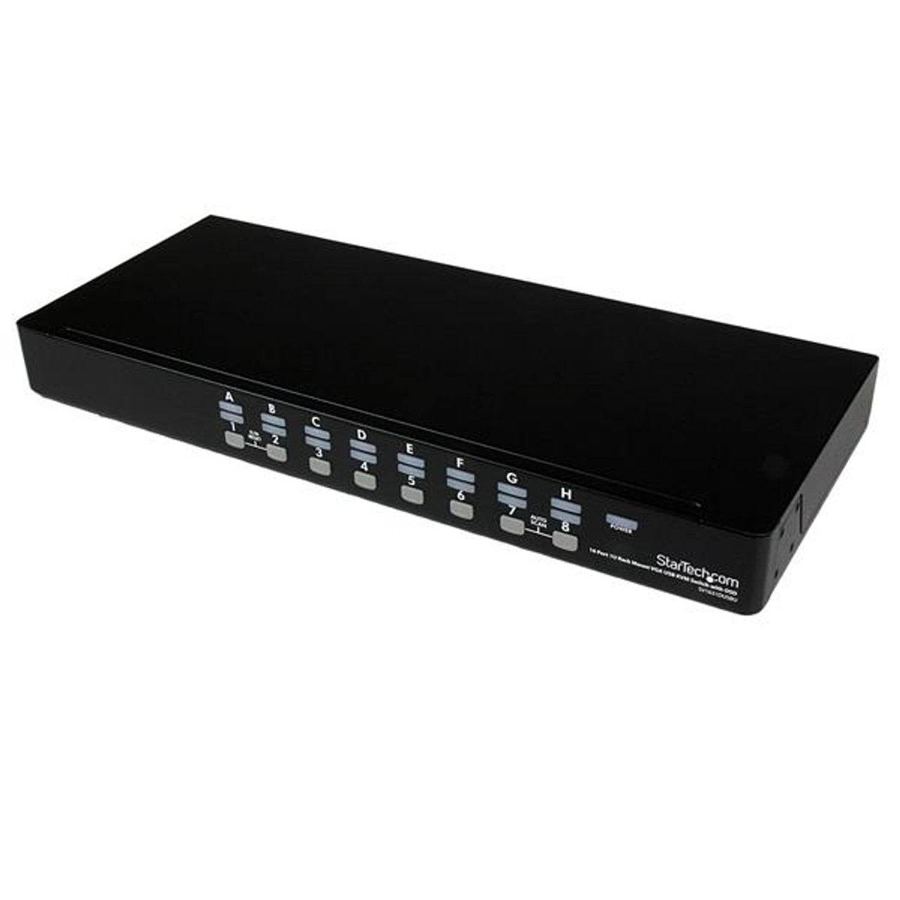 SV1631DUSBU | StarTech.com | KVM switch Rack mounting Black