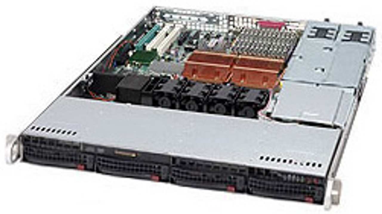 CSE-815TQ-R500CB | Supermicro | 815TQ-R500CB Rack Black 500 W