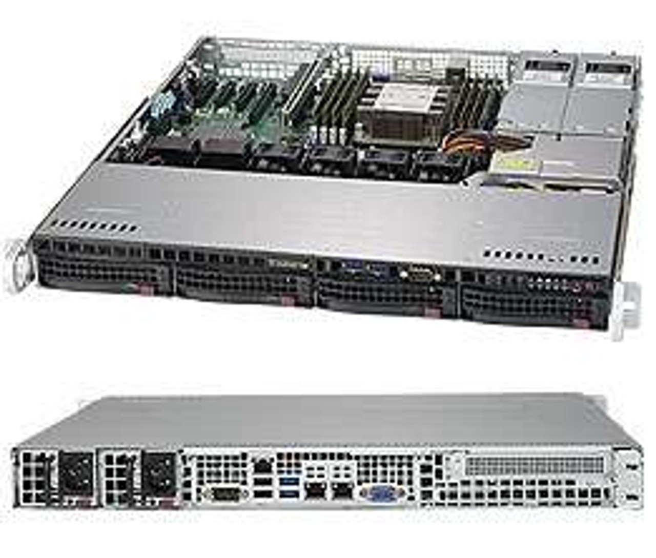 CSE-813MFTQC-R407CB | Supermicro | CSE813MFTQC-R407CB Rack (1U)