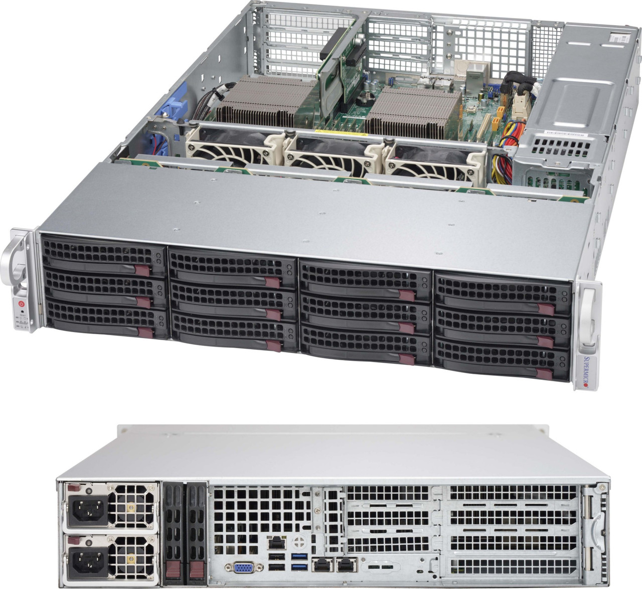CSE-826BAC4-R920WB | Supermicro | computer case Rack Black 920 W