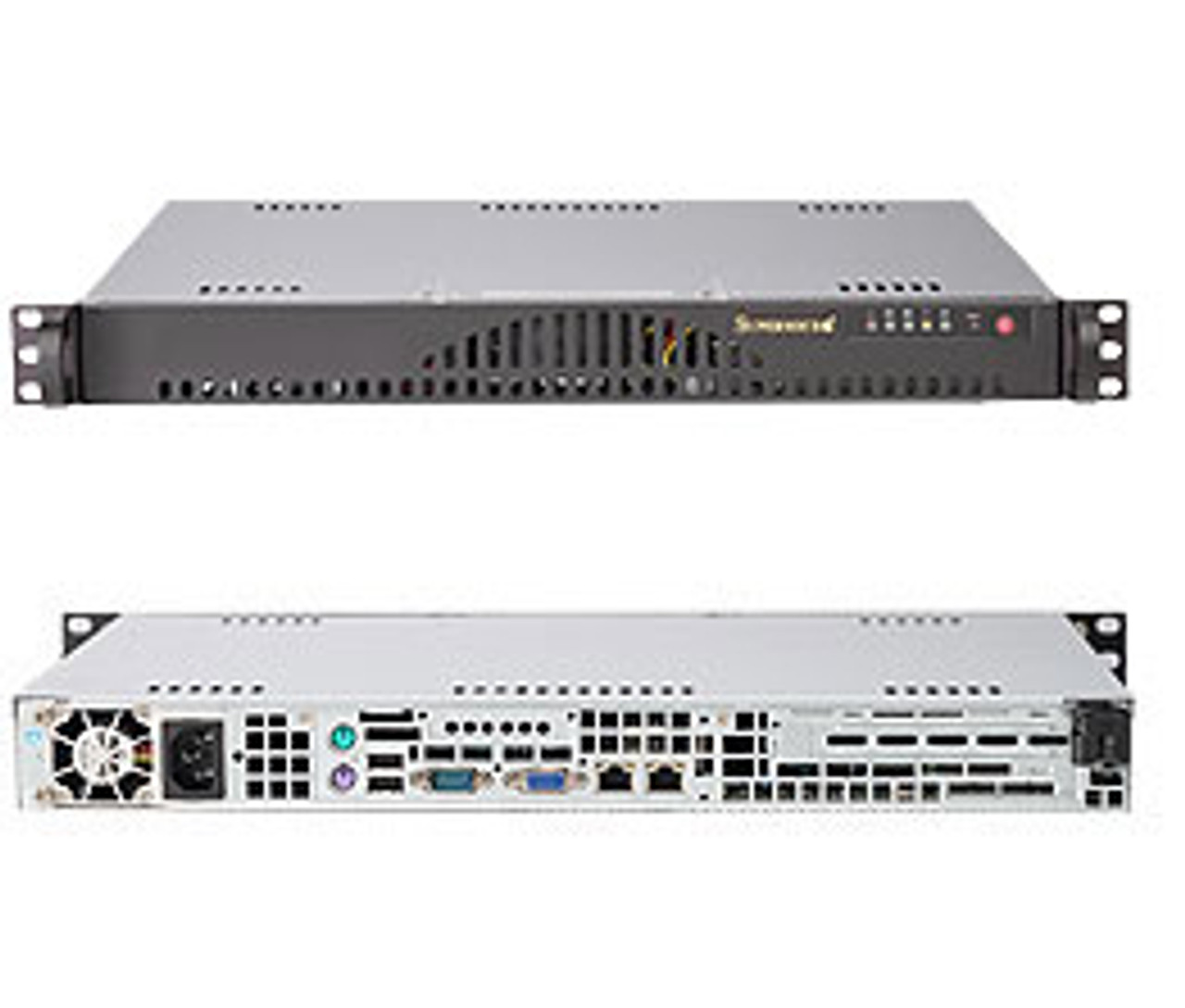 CSE-512L-200B | Supermicro | SC512L-200B Rack Black 200 W