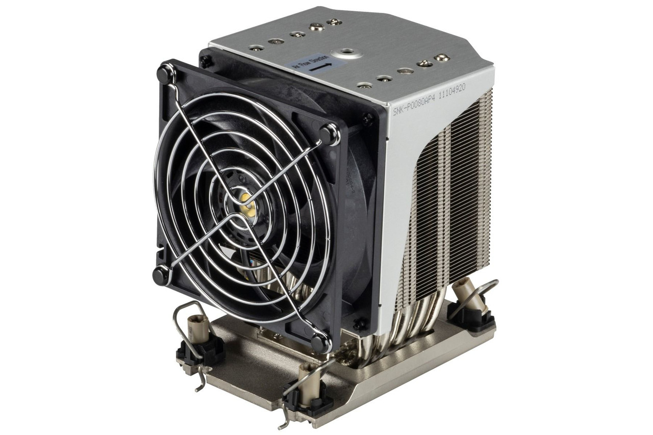 SNK-P0080AP4 | Supermicro | computer cooling system Processor Air cooler 3.62" (9.2 cm) Black, Stainless steel