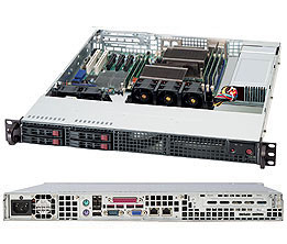 CSE-111TQ-600CB | Supermicro | SuperChassis 111TQ-600CB Rack Black 600 W
