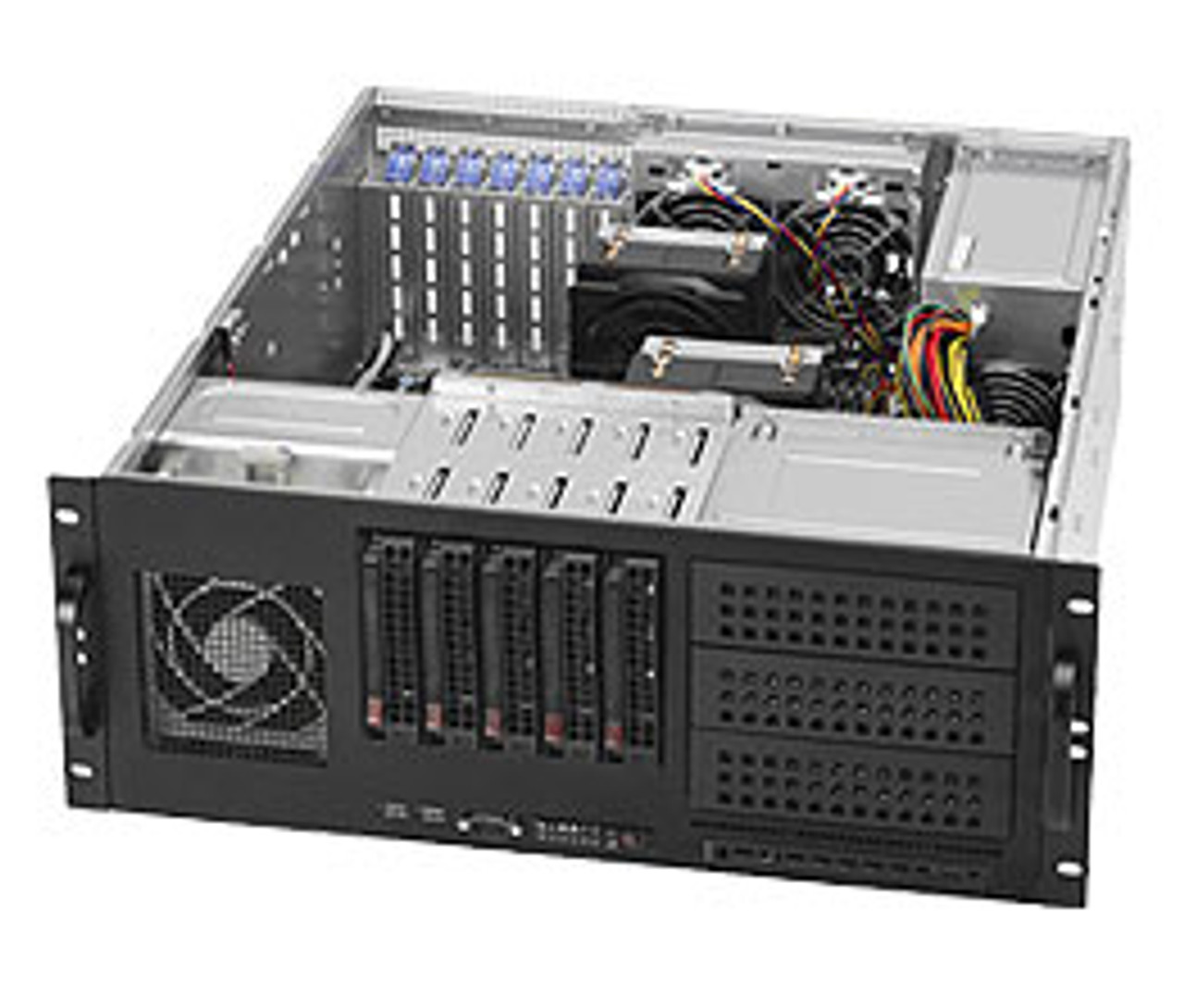 CSE-842TQC-668B | Supermicro | SuperChassis 842TQC-668B Rack Black, Gray 668 W