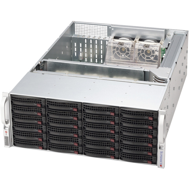 CSE-846BE2C-R1K28B | Supermicro | SuperChassis 846BE2C-R1K28B Rack Black, Stainless steel 1280 W