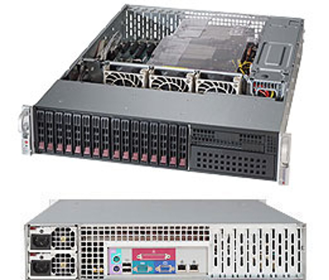 SYS-2028R-C1RT4+ | Supermicro | SuperServer 2028R-C1RT4+ Intel® C612 LGA 2011 (Socket R) Rack (2U) Black
