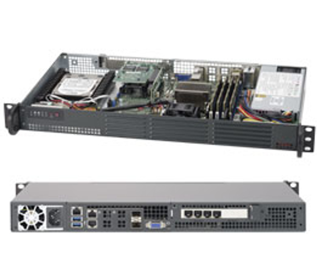 SYS-5018D-LN4T | Supermicro | SuperServer 5018D-LN4T Intel SoC BGA 1667 Rack (1U) Black