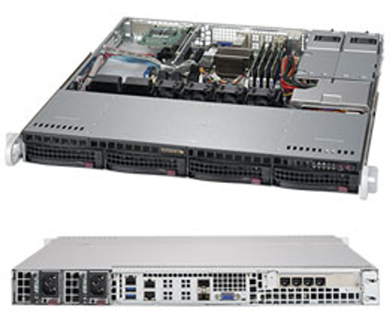 SYS-5018D-MHR7N4P | Supermicro | SuperServer 5018D-MHR7N4P Intel SoC BGA 1667 Rack (1U) Black