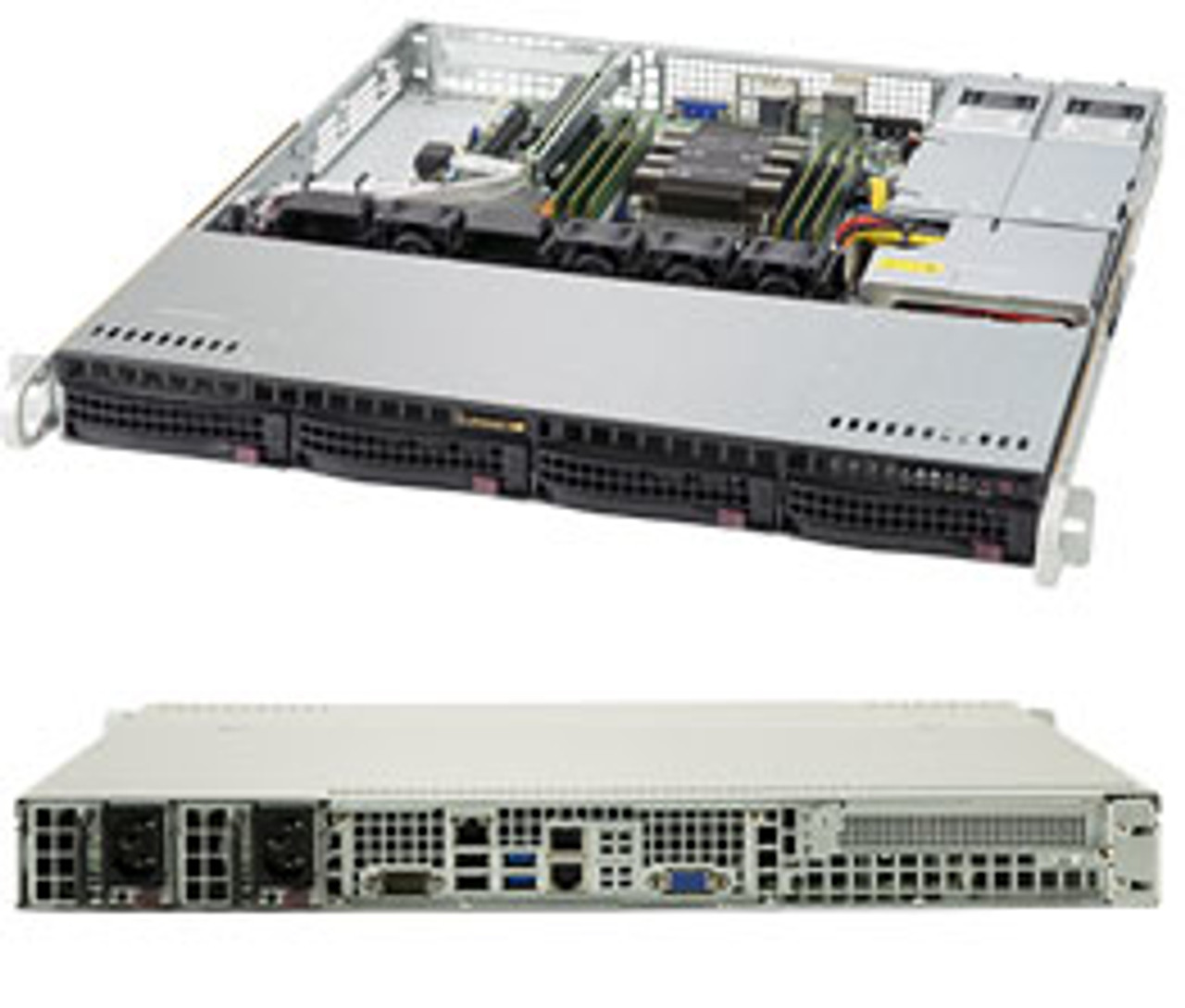 SYS-5019P-MR | Supermicro | SuperServer 5019P-MR Intel® C621 LGA 3647 (Socket P) Rack (1U) Black
