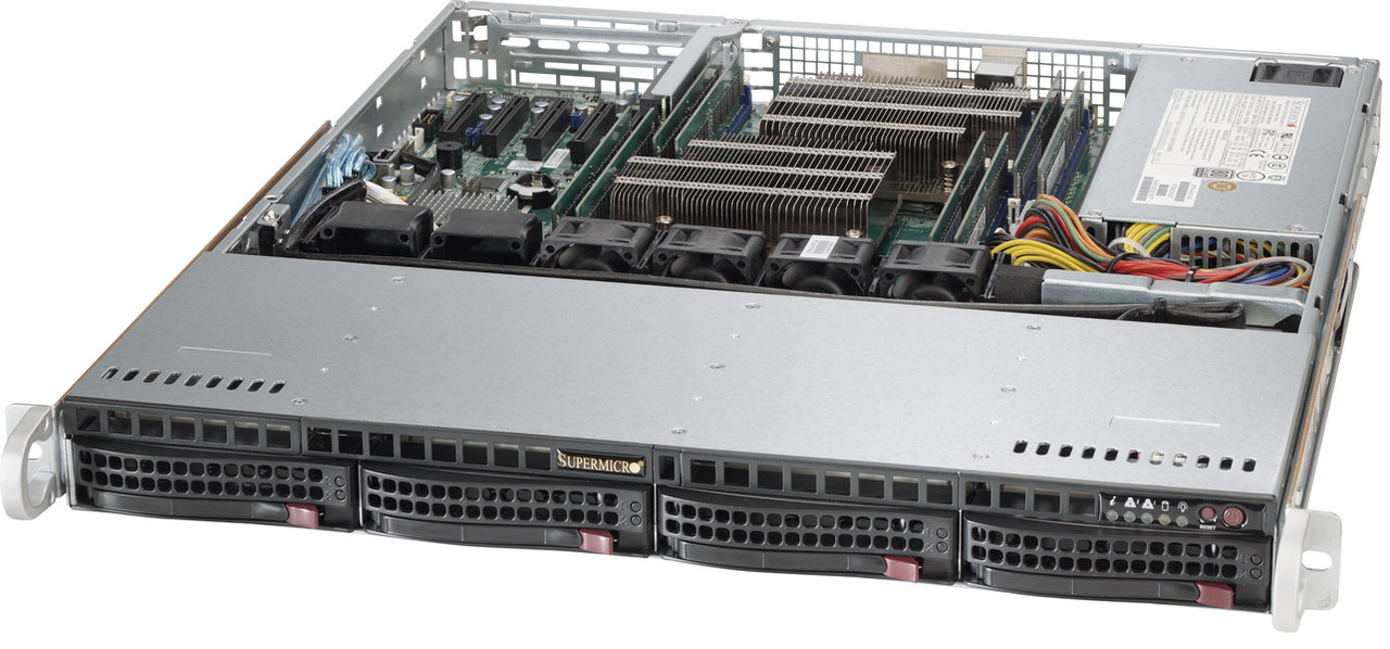 SYS-6018R-MT | Supermicro | SuperServer 6018R-MT LGA 2011-v3 Rack (1U) Black