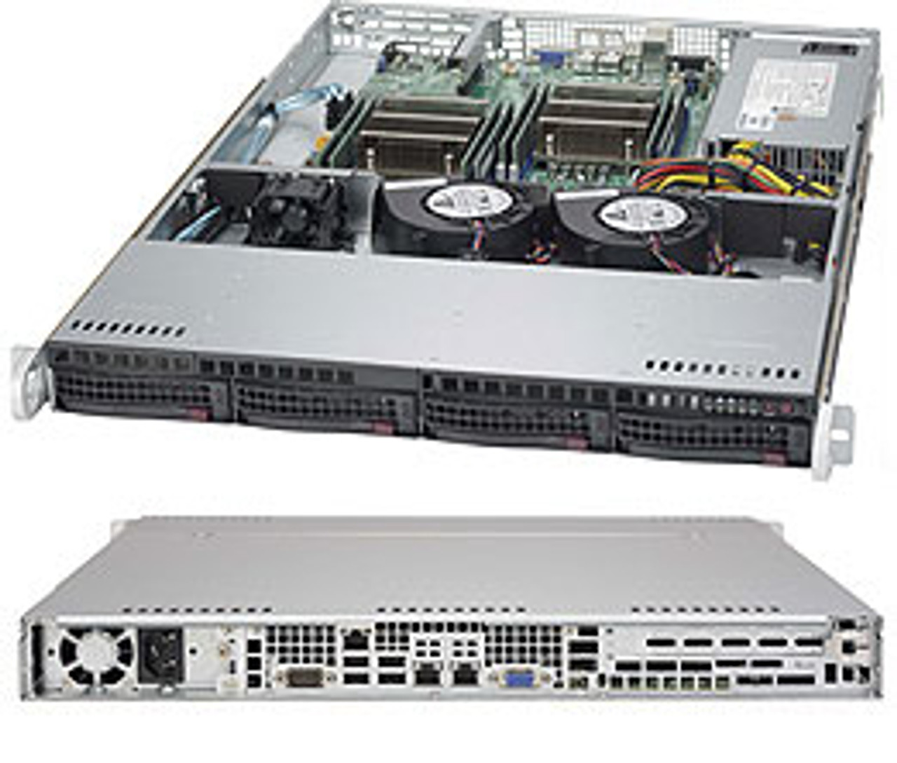 SYS-6018R-TD | Supermicro | SuperServer 6018R-TD Intel® C621 LGA 2011 (Socket R) Rack (1U) Black