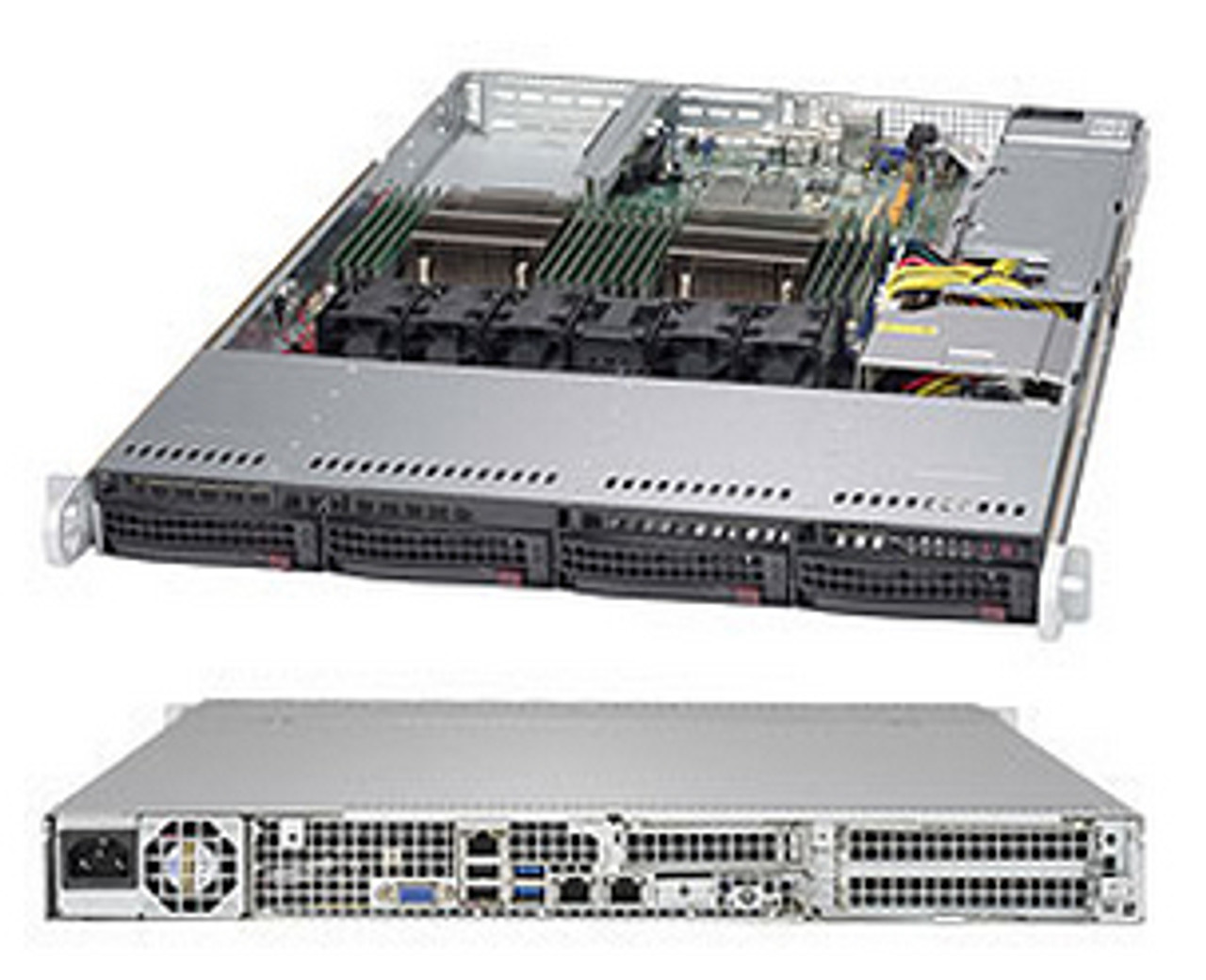 SYS-6018R-TDW | Supermicro | SuperServer 6018R-TDW LGA 2011-v3 Rack (1U) Black