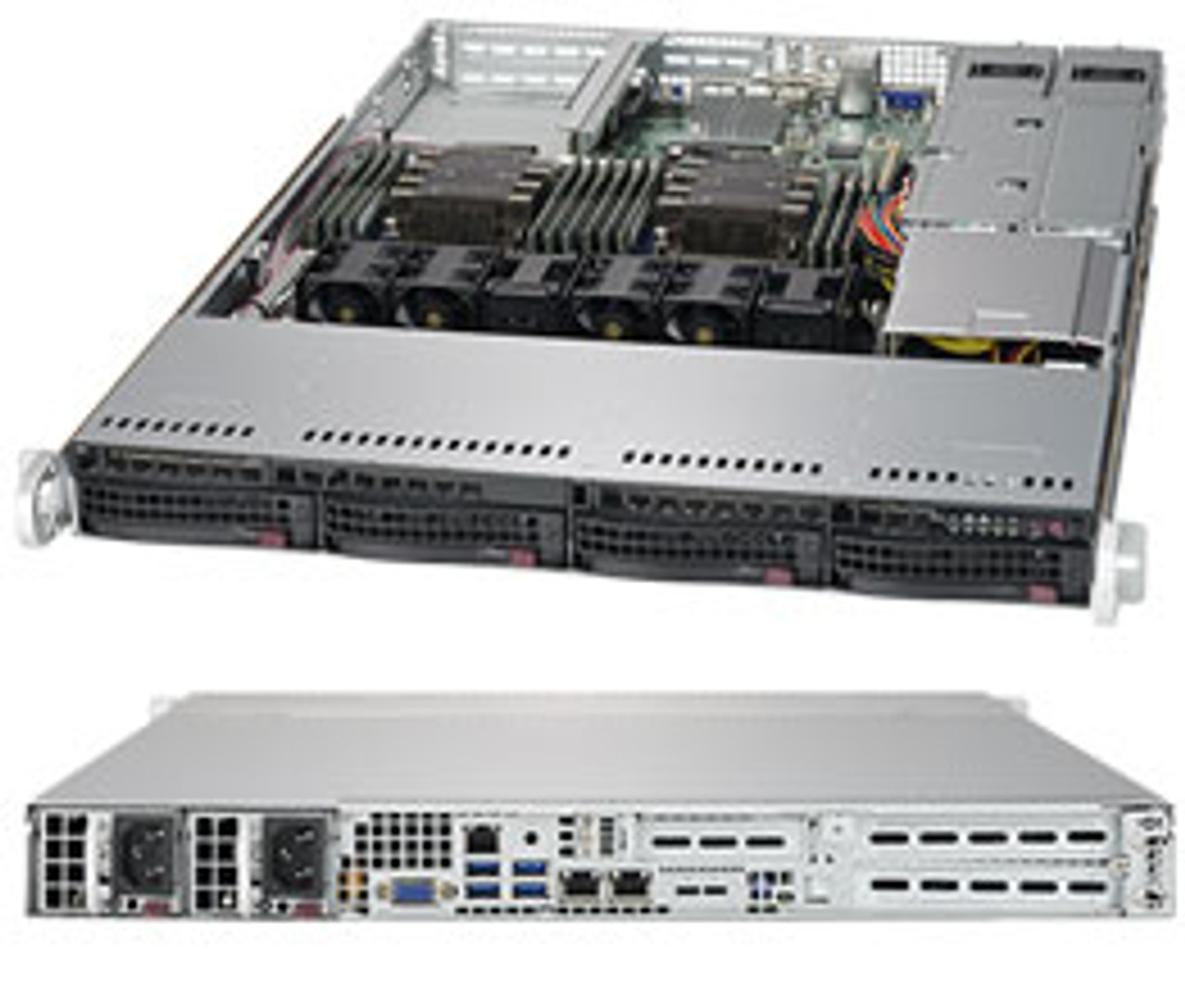 SYS-6019P-WTR | Supermicro | SuperServer 6019P-WTR Intel® C621 LGA 3647 (Socket P) Rack (1U) Black