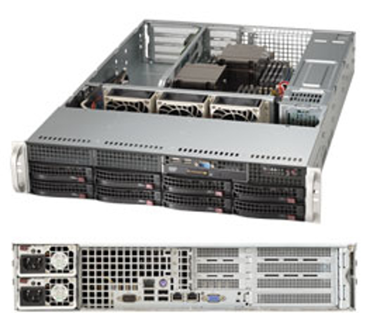 SYS-6028R-WTRT | Supermicro | SuperServer 6028R-WTRT Intel® C612 LGA 2011 (Socket R) Rack (2U) Black