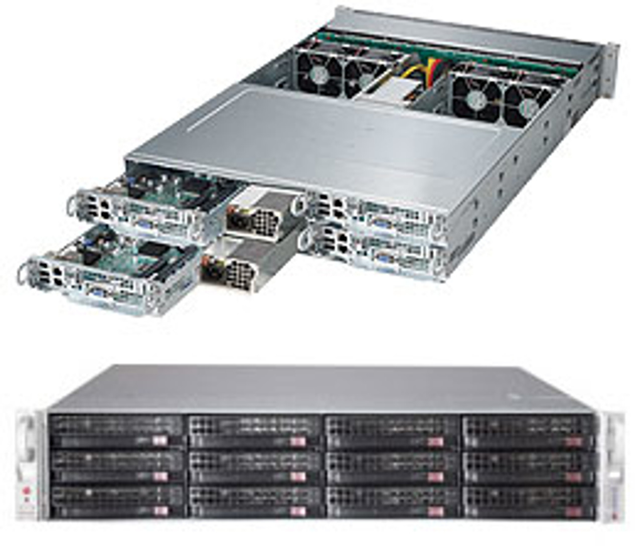 SYS-6028TP-HC1TR | Supermicro | SuperServer 6028TP-HC1TR Intel® C612 LGA 2011 (Socket R) Rack (2U) Black