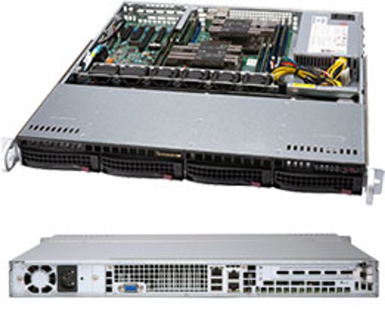 SYS-6019P-MT | Supermicro | server barebone Intel® C621 LGA 3647 (Socket P) Rack (1U) Black