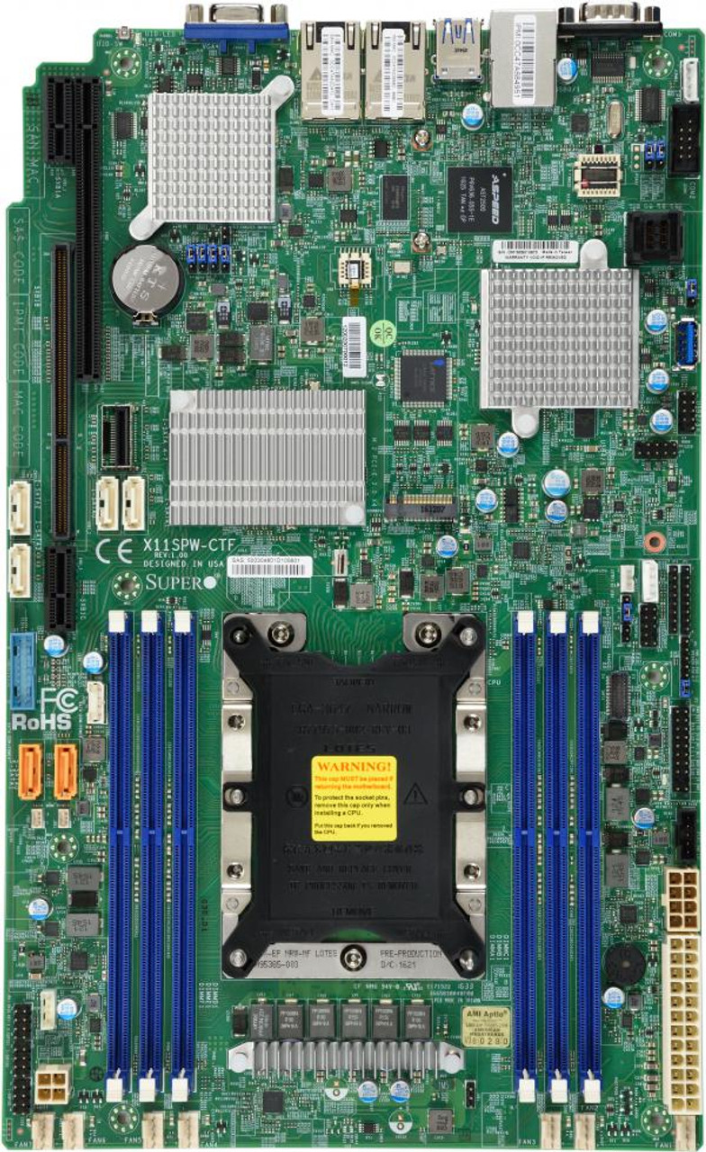MBD-X11SPW-CTF-B | Supermicro | X11SPW-CTF Intel C622 LGA 3647 (Socket P)