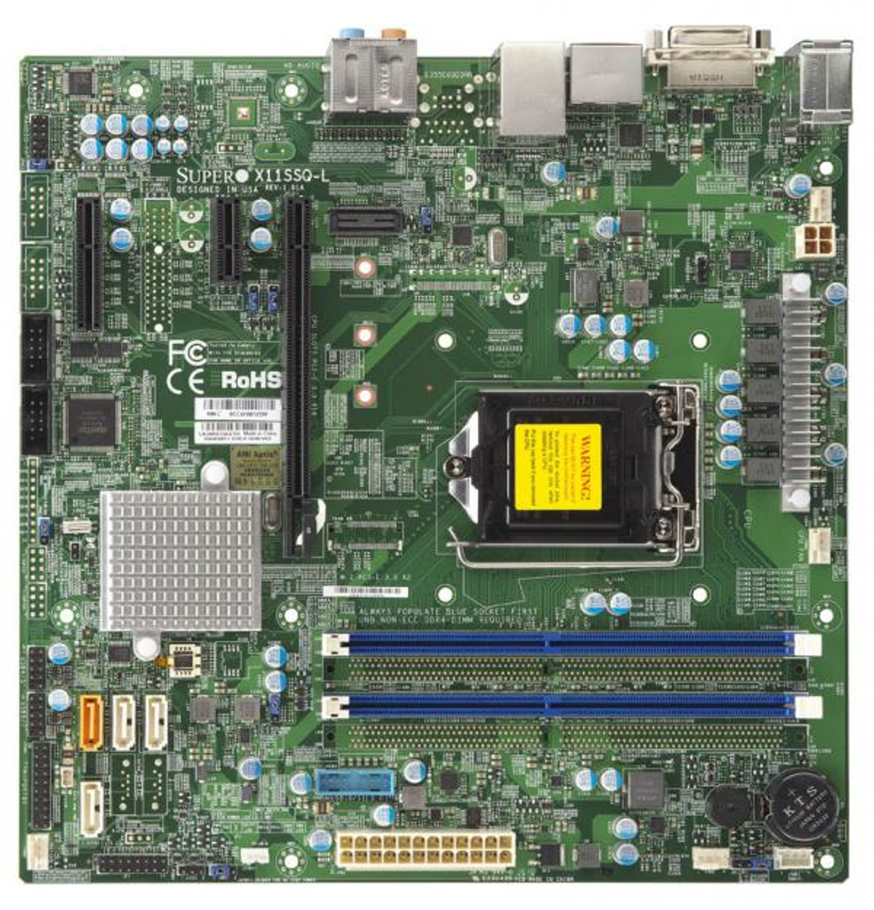 MBD-X11SSQ-L-O | Supermicro | X11SSQ-L motherboard LGA 1151 (Socket H4) Micro ATX Intel® H110