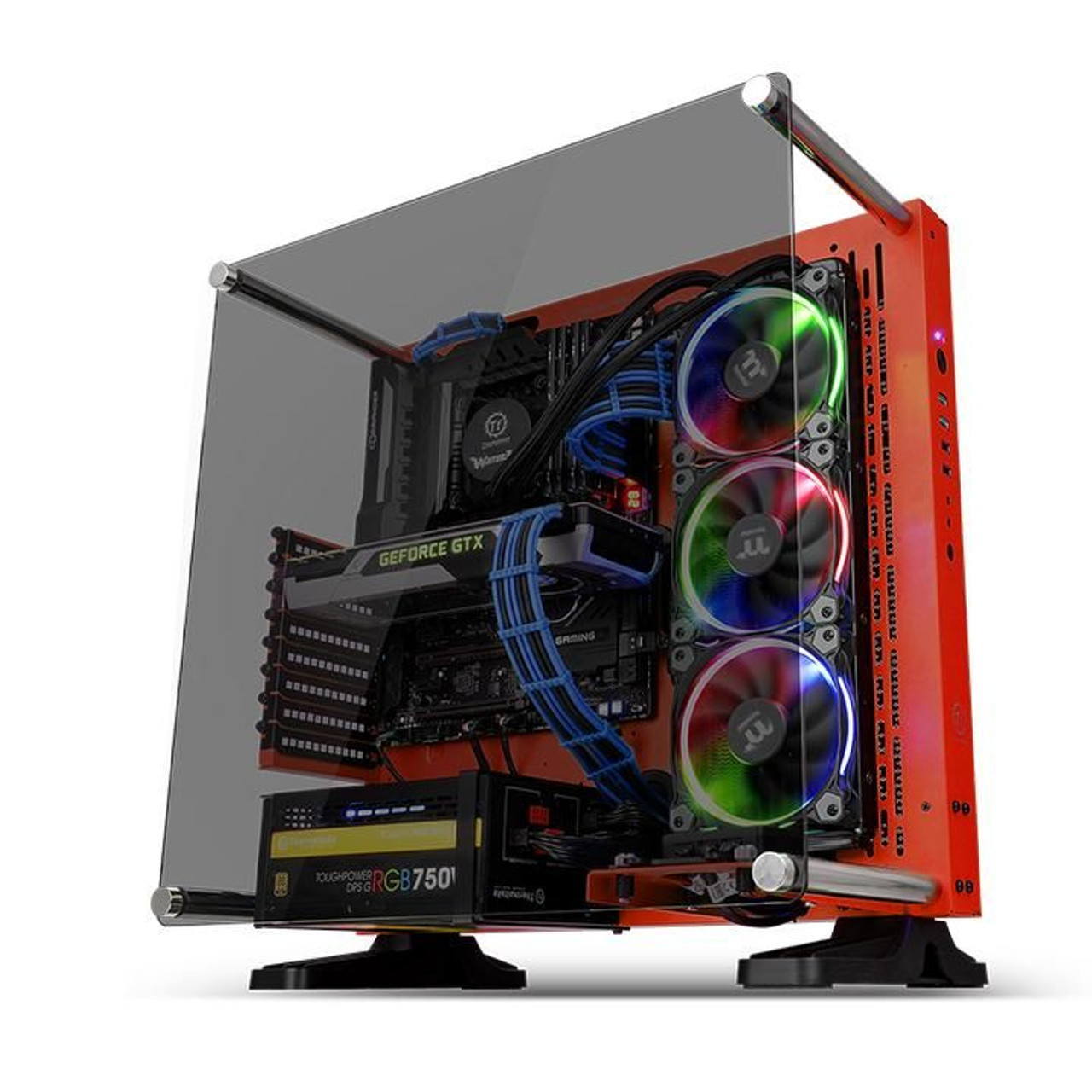 CA-1G4-00M3WN-03 | Thermaltake | Core P3 TG Midi Tower Black, Red, Transparent