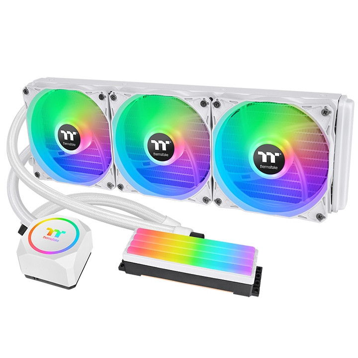 CL-W331-PL12WT-A | Thermaltake | Floe RC360 CPU & Memory AIO Liquid Cooler Snow Edition Memory module All-in-one liquid cooler 4.72" (12 cm) 1 pc(s)