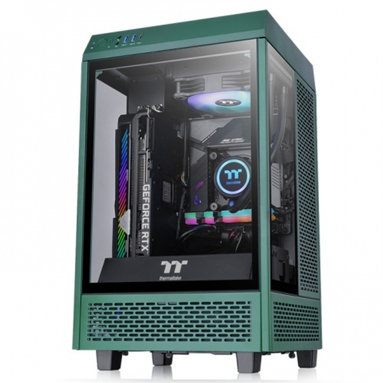CA-1R3-00SCWN-00 | Thermaltake | The Tower 100 Mini Tower Green